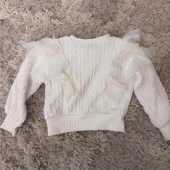 Habitual Cream Cable Knit Sweater - Picture 3 of 5